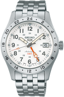 Seiko 5 Sports Field GMT SSK059 white dial automatic watch front view