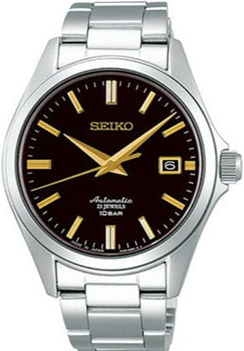 Seiko Mechanical Automatic JDM Black Dial Gold Tone SZSB014