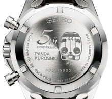Seiko X JR 287 Series Panda Kuroshio 5th Anniversary Collaboration Limited Edition Quartz Chronograph Back www.watchoutz.com