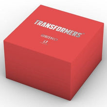 Seiko X Transformer "Autobot" Collaboration Limited Edition Quartz Chronograph Box www.watchoutz.com