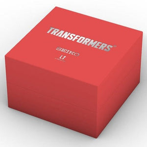 Seiko X Transformer "Autobot" Collaboration Limited Edition Quartz Chronograph Box www.watchoutz.com
