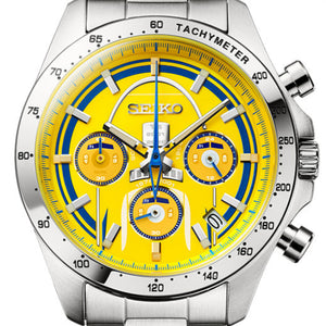 Seiko X Class 923 "Doctor Yellow" T4 2025 Retirement Memorial Collaboration Limited Edition Quartz Chronograph. Available at Watchoutz.com, Hong Kong's top online watch retailer with a physical shop. Enjoy fast, secure international shipping and shop for genuine Japanese watches with over 13 years of exceptional service and reputation. Visit Watch Outz International for your next horology treasure hunt.