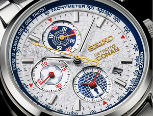 Seiko X Detective Conan 2025 Edition Collaboration Limited Edition Quartz Chronograph. Available at Watchoutz.com, Hong Kong's top online watch retailer with a physical shop. Enjoy fast, secure international shipping and shop for genuine Japanese watches with over 13 years of exceptional service and reputation. Visit Watch Outz International for your next horology treasure hunt.