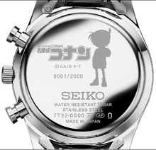 Seiko X Detective Conan 2025 Edition Collaboration Limited Edition Quartz Chronograph. Available at Watchoutz.com, Hong Kong's top online watch retailer with a physical shop. Enjoy fast, secure international shipping and shop for genuine Japanese watches with over 13 years of exceptional service and reputation. Visit Watch Outz International for your next horology treasure hunt.