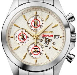 Seiko X GREMLINS 40th Anniversary Collaboration Limited Edition Quartz Chronograph. Available at Watchoutz.com, Hong Kong's top online watch retailer with a physical shop. Enjoy fast, secure international shipping and shop for genuine Japanese watches with over 13 years of exceptional service and reputation. Visit Watch Outz International for your next horology treasure hunt.