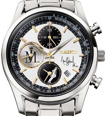 Seiko X Michael Jackson Collaboration 2025 Limited Edition Quartz Chronograph Watch. Available at Watchoutz.com, Hong Kong's top online watch retailer with a physical shop. Enjoy fast, secure international shipping and shop for genuine Japanese watches with over 13 years of exceptional service and reputation. Visit Watch Outz International for your next horology treasure hunt.