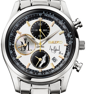 Seiko X Michael Jackson Collaboration 2025 Limited Edition Quartz Chronograph Watch. Available at Watchoutz.com, Hong Kong's top online watch retailer with a physical shop. Enjoy fast, secure international shipping and shop for genuine Japanese watches with over 13 years of exceptional service and reputation. Visit Watch Outz International for your next horology treasure hunt.