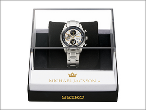 Seiko X Michael Jackson Collaboration 2025 Limited Edition Quartz Chronograph Watch. Available at Watchoutz.com, Hong Kong's top online watch retailer with a physical shop. Enjoy fast, secure international shipping and shop for genuine Japanese watches with over 13 years of exceptional service and reputation. Visit Watch Outz International for your next horology treasure hunt.