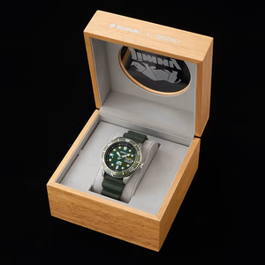 Seiko Prospex X Suzuki Jimny Collaboration Automatic Diver's Watch Limited Edition FOREST Model box www.watchoutz.com
