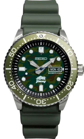Seiko Prospex × Suzuki Jimny Forest Green Camo Diver | WatchOutz Seiko Prospex × Suzuki Jimny Forest Green Camo Diver | WatchOutz