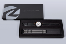 Seiko X Mazda Spirit Racing 2025 Silver Face Limited Edition Quartz Chronograph Watch. Available at Watchoutz.com, Hong Kong's top online watch retailer with a physical shop. Enjoy fast, secure international shipping and shop for genuine Japanese watches with over 13 years of exceptional service and reputation. Visit WatchOutz.com for your wrist game! 