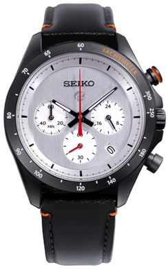 Seiko X Mazda Spirit Racing 2025 Silver Face Limited Edition Quartz Chronograph Watch. Available at Watchoutz.com, Hong Kong's top online watch retailer with a physical shop. Enjoy fast, secure international shipping and shop for genuine Japanese watches with over 13 years of exceptional service and reputation. Visit WatchOutz.com for your wrist game! 