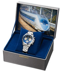 Seiko X JR West Japan JR500 Series 25th Anniversary Collaboration Limited Edition Quartz Chronograph Packaging www.watchoutz.com