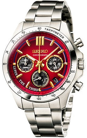 Seiko X LUPIN THE THIRD Collaboration Limited Edition Quartz Chronograph www.watchoutz.com