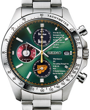 Seiko x The Beatles Rubber Soul 60th Anniversary limited edition quartz chronograph watch, stainless steel case, commemorative dial design, collector’s 2026 release