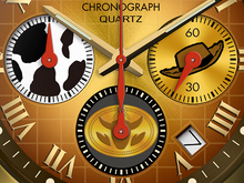 Detailed close‑up of Woody dial with luminous markers, sheriff cowboy accents, and chronograph sub‑dials inspired by the outfit of the vintage pull-string cowboy doll.