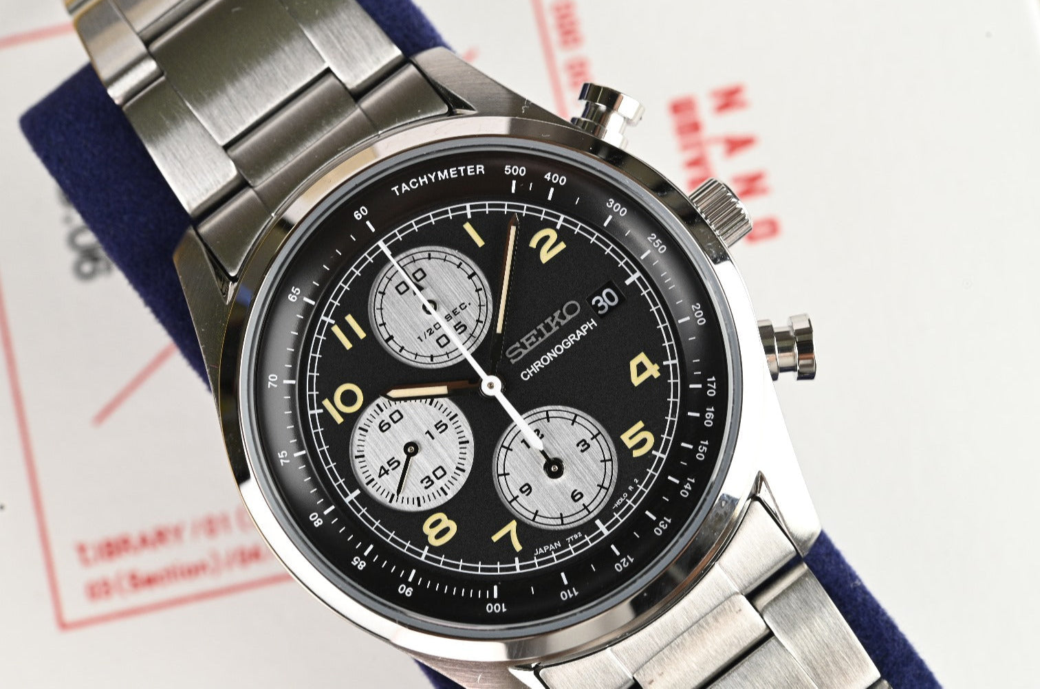 Seiko X Nano Universe Japan Limited Black White Chronograph SZER102 seiko-x-nano-universe-japan-limited-black-white-chronograph-szer102