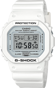 Casio G-Shock 5600 Series All White DW5600MW-7 DW-5600MW-7 www.watchoutz.com