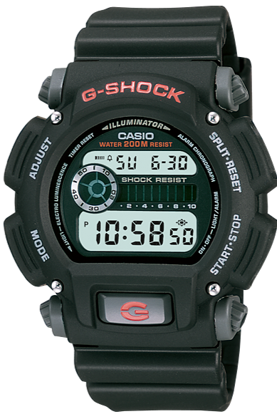 Casio G-Shock 9052 Series Basic-Black DW-9052-1V DW9052-1V www.watchoutz.com