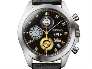 Seiko X THE BEATLES LOVE ME DO 60th Anniversary Collaboration Limited Edition Quartz Chronograph Face www.watchoutz.com