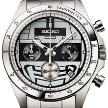 Seiko X SPACE-SHERIFF Gavan 40th Anniversary Collaboration Limited Edition Quartz Chronograph JDM face www.watchoutz.com