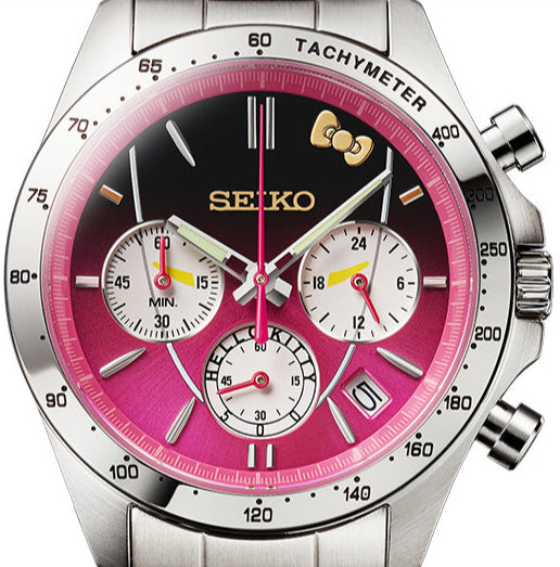 Seiko X Shinkansen Limited Quartz Chronograph 500 TYPE Hello Kitty