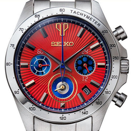 Seiko X COBRA The Space Pirate 45th Anniversary Collaboration Limited Edition Quartz Chronograph. Available at Watchoutz.com, Hong Kong's top online watch retailer with a physical shop. Enjoy fast, secure international shipping and shop for genuine Japanese watches with over 13 years of exceptional service and reputation. Visit Watch Outz International for your next horology treasure hunt.