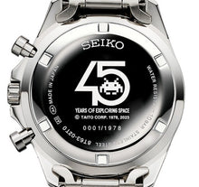 Seiko X Space Invaders 45th Anniversary Collaboration Limited Edition Quartz Chronograph www.watchoutz.com