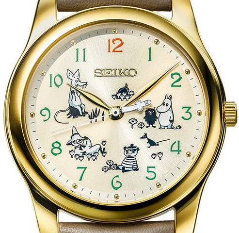 Seiko X Moomin And Friends 2025 Limited Edition Golden Quartz