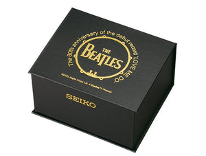 Seiko X THE BEATLES LOVE ME DO 60th Anniversary Collaboration Limited Edition Quartz Chronograph Packaging www.watchoutz.com
