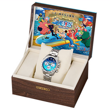 Collector’s box packaging with One Piece Shinkansen artwork on inner top.