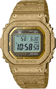 Casio G-Shock 40th Anniversary Full Metal Square Face Recrystallised Gold GMWB5000PG-9 GMW-B5000PG-9DR GMWB5000 www.watchoutz.com