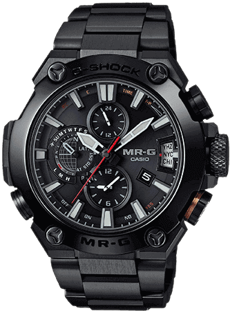Casio G-Shock MR-G GPS Solar Kurozonae Black MRG-G2000CB-1A Watchoutz.com