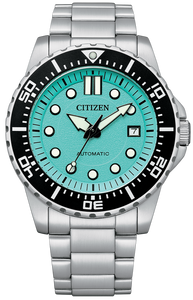 Citizen Mechanical Automatic Date Display Baby-Blue Dial NJ0170-83X. Available at Watchoutz.com, Hong Kong's top online watch retailer with a physical shop. Enjoy fast, secure international shipping and shop for genuine Japanese watches with over 13 years of exceptional service and reputation. Visit Watch Outz International for your next horology treasure hunt.