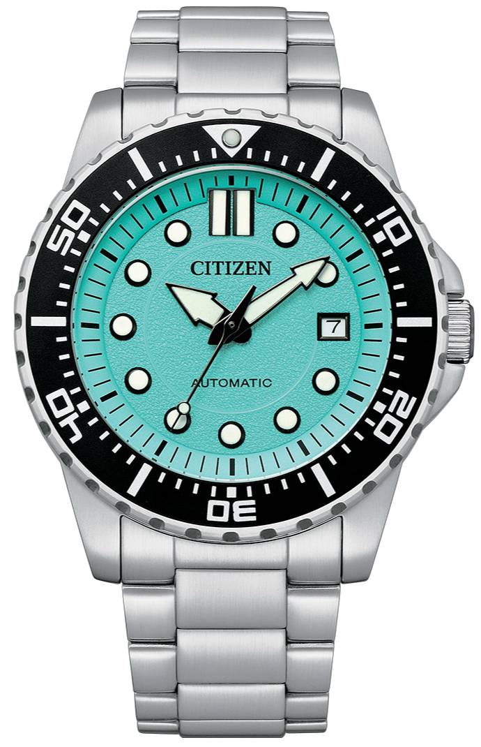 Citizen Mechanical Automatic Date Display Baby-Blue Dial NJ0170-83X. Available at Watchoutz.com, Hong Kong's top online watch retailer with a physical shop. Enjoy fast, secure international shipping and shop for genuine Japanese watches with over 13 years of exceptional service and reputation. Visit Watch Outz International for your next horology treasure hunt.