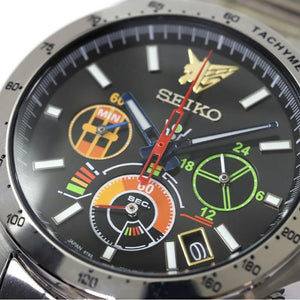 Seiko Spirit X Cyber Formula GPX Asurada GSX Collaboration Quartz Chronograph JDM face SZSJ018 www.watchoutz.com