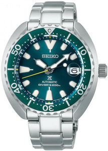 Seiko Prospex Automatic 200M Diver Green Mini Turtle SBDY083 www.watchoutz.com