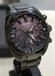 Seiko Astron GPS Solar 140th Anniversary JDM Limited Edition Purple Starry Sky SBXC083 / SSH083 www.wacthoutz.com