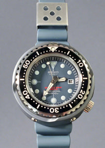 Seiko Prospex Automatic Professional 1000M Diver 55th Anniversary Tuna - SBDX035, SLA041, SLA041J1: Available at Watchoutz.com, Hong Kong's top online watch retailer with a physical shop. Enjoy fast, secure international shipping and shop for genuine Japanese watches with over 13 years of exceptional service and reputation. Visit Watch Outz International for your next horology treasure hunt.