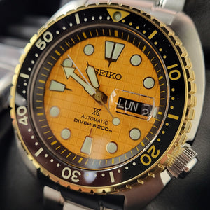 Seiko Prospex Automatic 200M Diver's Watch King Turtle 2nd Philippine Limited Edition Rare Pattern Dial SRPH38 SRPH38K1 . Available at Watchoutz.com, Hong Kong's top online watch retailer with a physical shop. Enjoy fast, secure international shipping and shop for genuine Japanese watches with over 13 years of exceptional service and reputation. Visit Watch Outz International for your next horology treasure hunt.