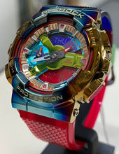 Casio G-Shock Metal Covered Bezel Special Rainbow IP Multi Color New Stock Watch Outz GM-110RB-2ADR www.watchoutz.com 