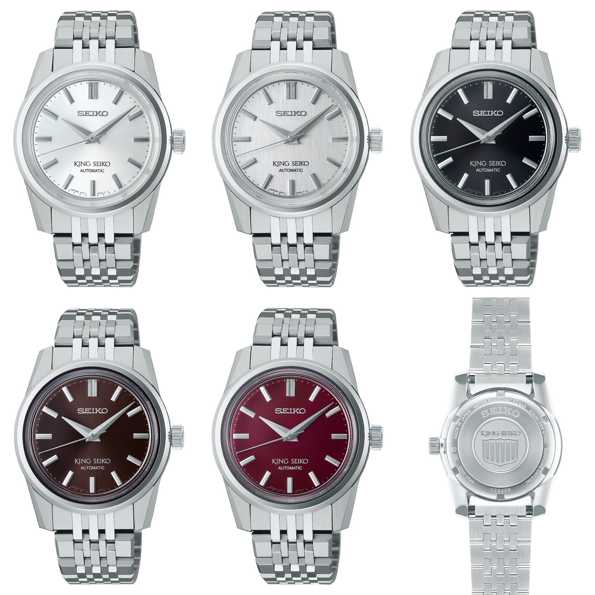 King Seiko Mechanical Automatic Brown Wrist Watch SPB285 (SDKS007 