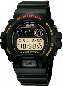 Casio G-Shock 6900 Series Fox Fire DW-6900B-9 www.watchoutz.com