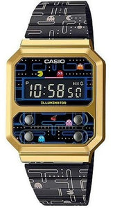 Casio Vintage X PAC-MAN Collaboration A100WEPC-1BDR. Available at Watchoutz.com, Hong Kong's top online watch retailer with a physical shop. Enjoy fast, secure international shipping and shop for genuine Japanese watches with over 13 years of exceptional service and reputation. Visit Watch Outz International for your next horology treasure hunt.