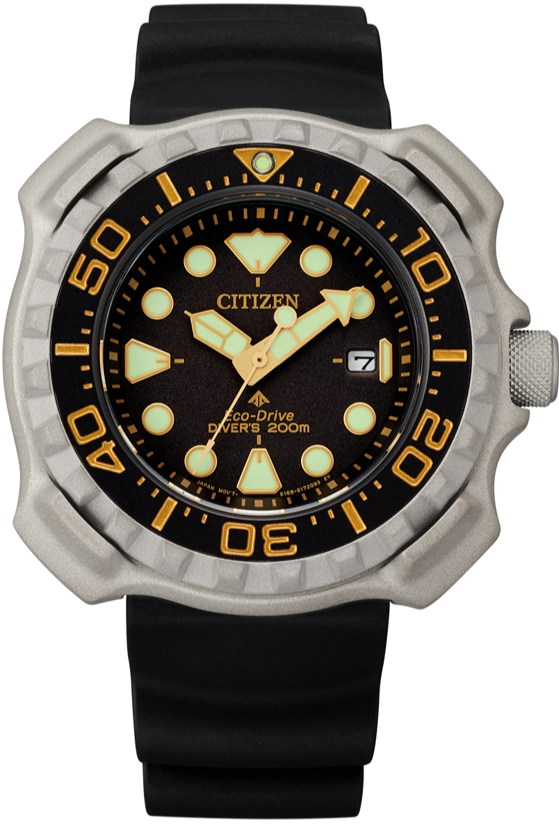 Citizen Eco-Drive Promaster Marine Titanium 200M Diver Modern Re-Issue BN0220-16E www.watchoutz.com