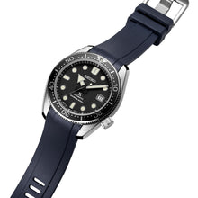 Crafter Blue 20mm Curved End Rubber Strap CB13 Blue side (For Seiko MM200 & Mini Turtle) www.watchoutz.com