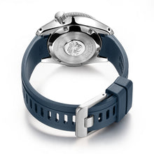Crafter Blue 20mm Curved End Rubber Strap CB13 Blue back (For Seiko MM200 & Mini Turtle) www.watchoutz.com