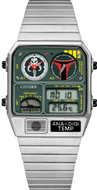 Citizen X Star Wars Record Label ANA-DIGI Temp JDM Analog Digital Limited Edition "Boba Fett" JG2110-51W. Available at Watchoutz.com, Hong Kong's top online watch retailer with a physical shop. Enjoy fast, secure international shipping and shop for genuine Japanese watches with over 13 years of exceptional service and reputation. Visit Watch Outz International for your next horology treasure hunt.