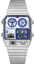 Citizen X Star Wars Record Label ANA-DIGI Temp JDM Limited Edition Droid "R2-D2" JG2117-51A www.watchoutz.com