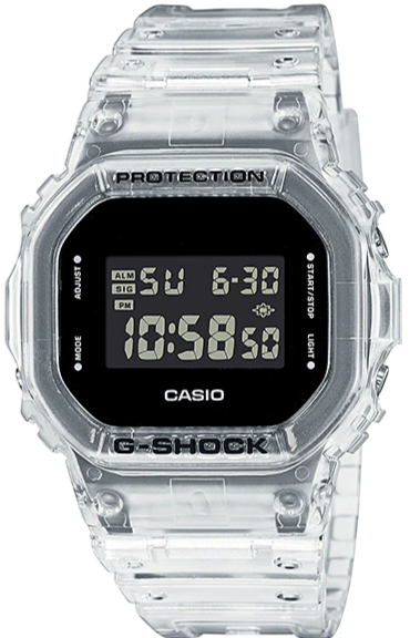 Casio G-Shock 5600 Series Special Colour Transparent Pack DW-5600SKE-7 DW5600SKE-7. Available at Watchoutz.com, Hong Kong's top online watch retailer with a physical shop. Enjoy fast, secure international shipping and shop for genuine Japanese watches with over 13 years of exceptional service and reputation. Visit Watch Outz International for your next horology treasure hunt.